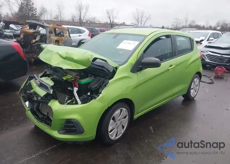2016 Chevrolet Spark Ls Cvt из США, поврежденный, VIN KL8CB6SA4GC570357
